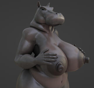 Sunset's Anthro Hippo